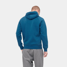 Load image into Gallery viewer, Carhartt WIP Hooded Chase Sweatshirt Skydive/Gold
