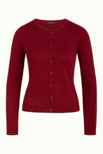 Load image into Gallery viewer, King Louie Cardi Round Neck BCI Rumba Red
