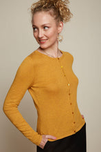 Load image into Gallery viewer, King Louie Cardi Round Neck BCI Honey Yellow
