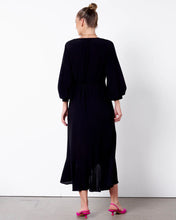 Load image into Gallery viewer, Fate + Becker End Of Time Wrap Dress Black
