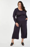 Tani Regular Scoop L/S Tee 79350 French Navy
