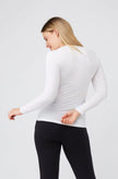 Tani Regular Scoop L/S Tee 79350 White