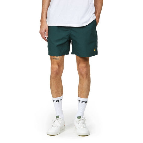Carhartt WIP Chase Swim Trunks Juniper/Gold