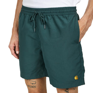 Carhartt WIP Chase Swim Trunks Juniper/Gold