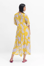 Load image into Gallery viewer, ELK Naemi Print Ravnen Sheer Dress Saffron
