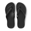 Archies Arch Support Thongs Black