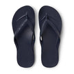 Archies Arch Support Thongs Navy