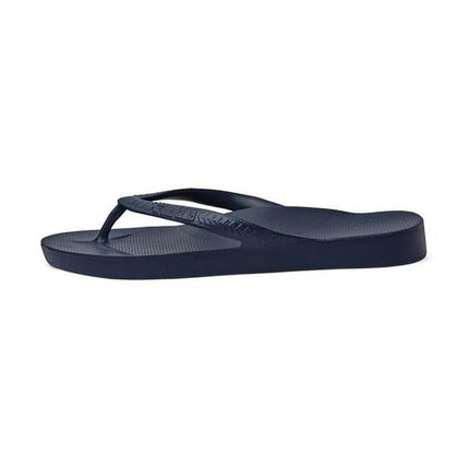Archies Arch Support Thongs Navy