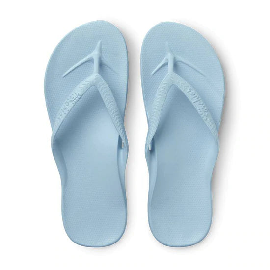 Archies Arch Support Thongs Sky Blue