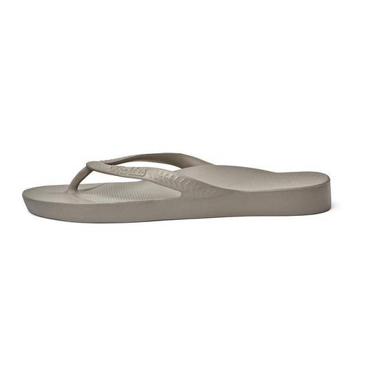 Archies Arch Support Thongs Taupe