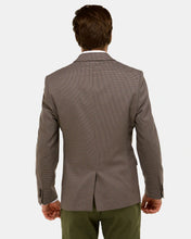 Load image into Gallery viewer, Brooksfield BFU912 Houndstooth Blazer Coffee
