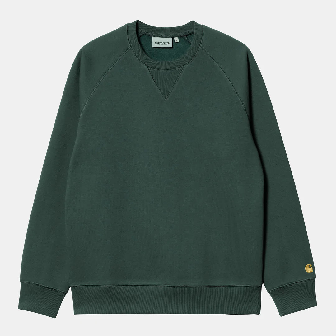 Carhartt WIP Chase Sweat Juniper/Gold