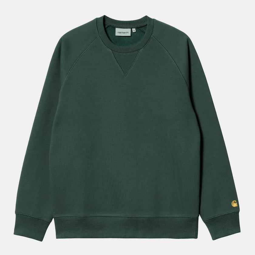Carhartt WIP Chase Sweat Juniper/Gold