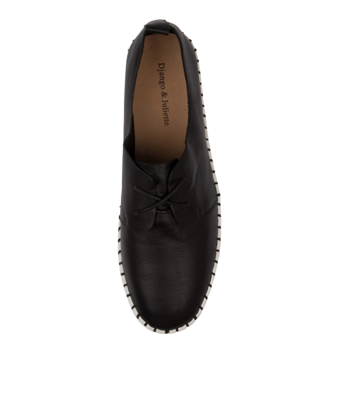 Django & Juliette Brenda Black/ White Leather