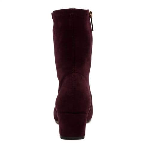 Django & Juliette Hartful Mulberry Stretch Microsuede