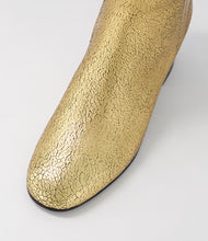 Load image into Gallery viewer, Django &amp; Juliette Flossies Old Gold/Pewter Crackle Leather
