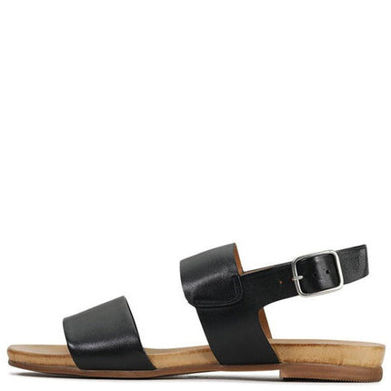 EOS Dana Sandals Black Leather