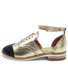 Load image into Gallery viewer, Django &amp; Juliette Nasey Black/ Old Gold Patent Leather
