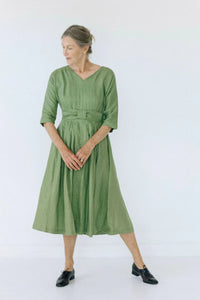 Lazybones Eloise Dress Herb Green