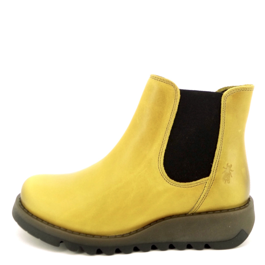 Fly London Salv Mustard Leather
