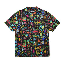 Load image into Gallery viewer, Double Rainbouu Full Moon S/S Hawaiian Shirt
