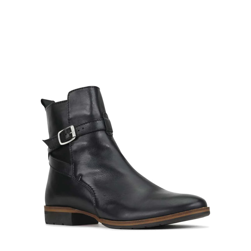EOS Gabbi Ankle Boots Black Leather