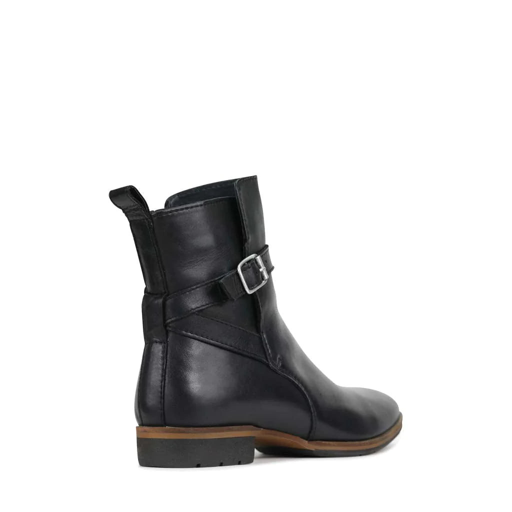 EOS Gabbi Ankle Boots Black Leather