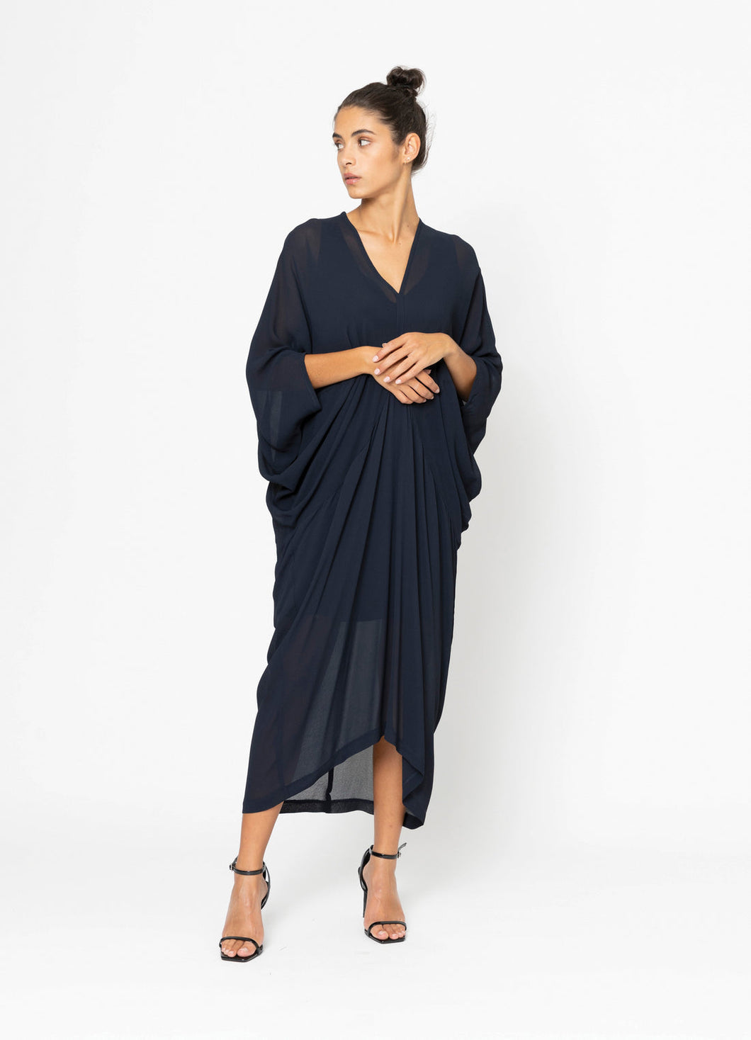 Two By Two V dress Navy