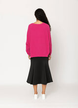 Load image into Gallery viewer, Two By Two Chase Wool Cardigan Fushia
