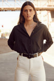Hemp Clothing Australia Stirling Shirt Black