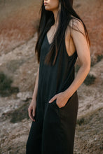 Load image into Gallery viewer, Hemp Clothing Australia Cami Jumpsuit Black

