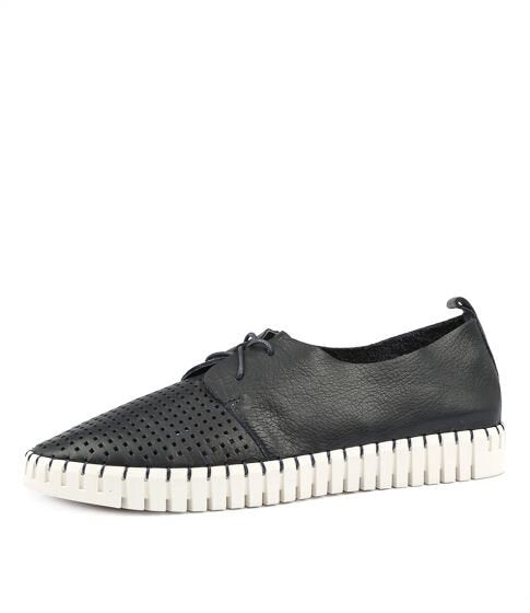 Django & Juliette Huston Sneakers Navy Leather