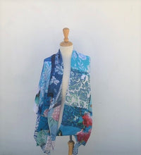 Load image into Gallery viewer, Gypsiana Long Modal Scarf Gazebo Blue

