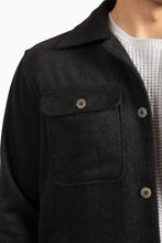 Load image into Gallery viewer, James Harper JHJ76 Twill Overshirt Black
