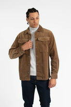 Load image into Gallery viewer, James Harper JHJ86 Cord Overshirt Tobacco
