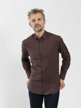 Load image into Gallery viewer, James Harper JHS430 L/S Check Shirt Chocolate
