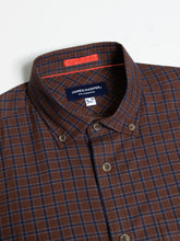 Load image into Gallery viewer, James Harper JHS430 L/S Check Shirt Chocolate
