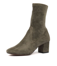 Load image into Gallery viewer, Mollini Careful Khaki Stretch Microsuede
