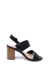 Load image into Gallery viewer, Mollini Ahoma Black Leather Natural Heel

