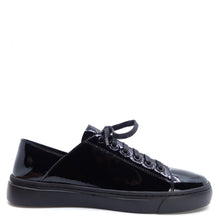 Load image into Gallery viewer, Mollini Oskher Black/ Black Sole Patent
