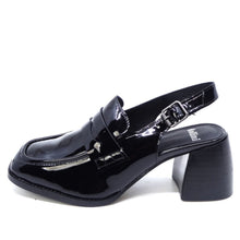 Load image into Gallery viewer, Mollini Peach Black Patent Leather

