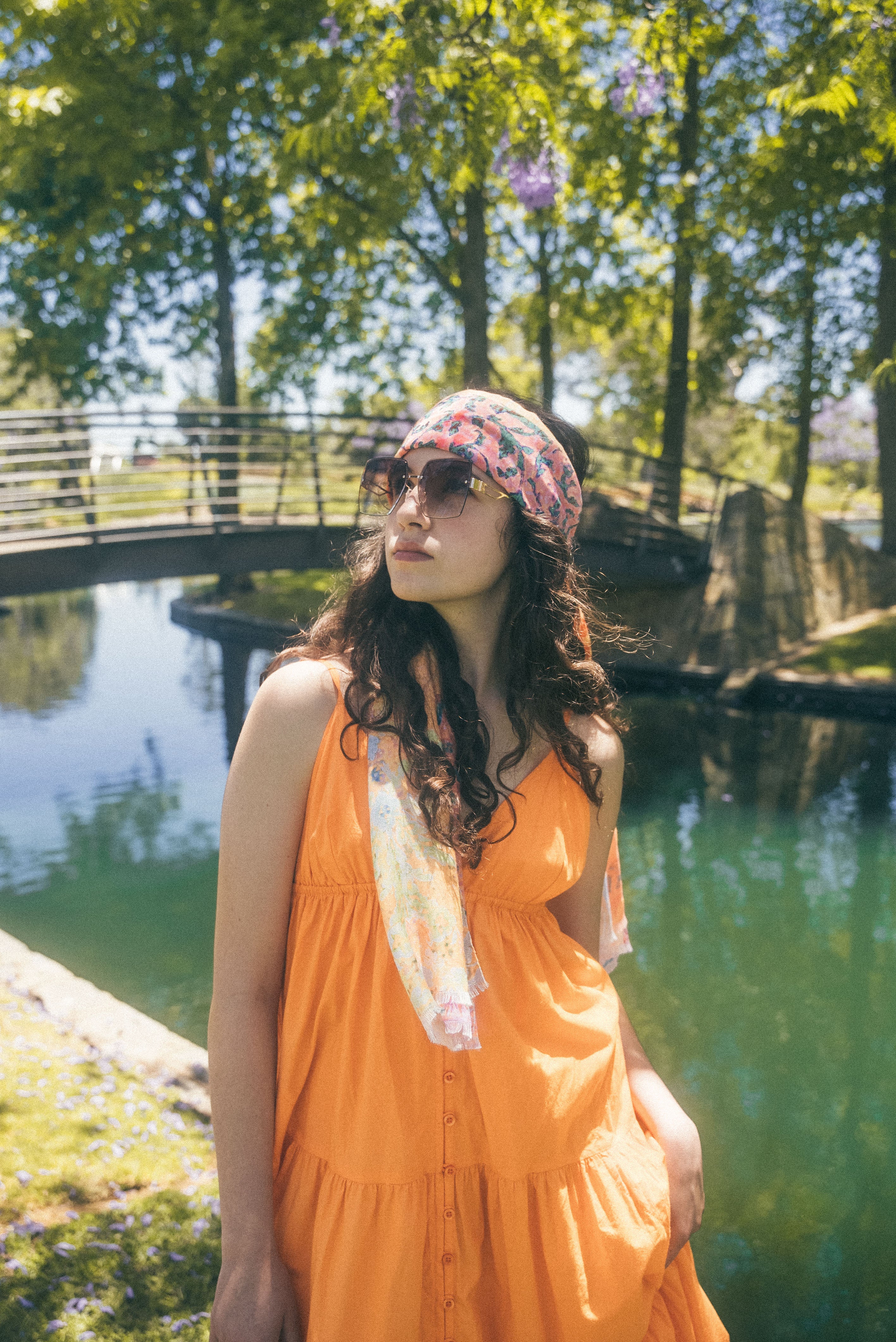 Itami Marini Dress Orange