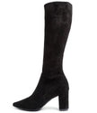 Django & Juliette Norass Black Stretch Microsuede