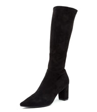 Load image into Gallery viewer, Django &amp; Juliette Norass Black Stretch Microsuede
