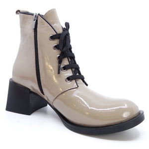Nu by Neo Amela Taupe Patent Leather