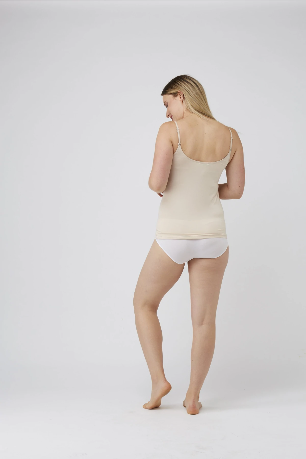 Tani 79232 Shoe String Singlet Nude