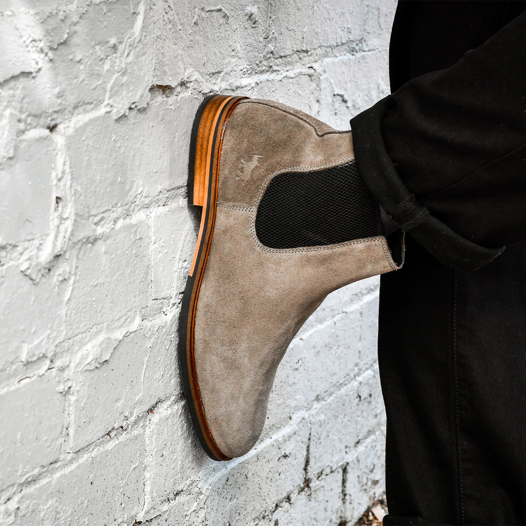 Wild Rhino Richmond Grey Suede