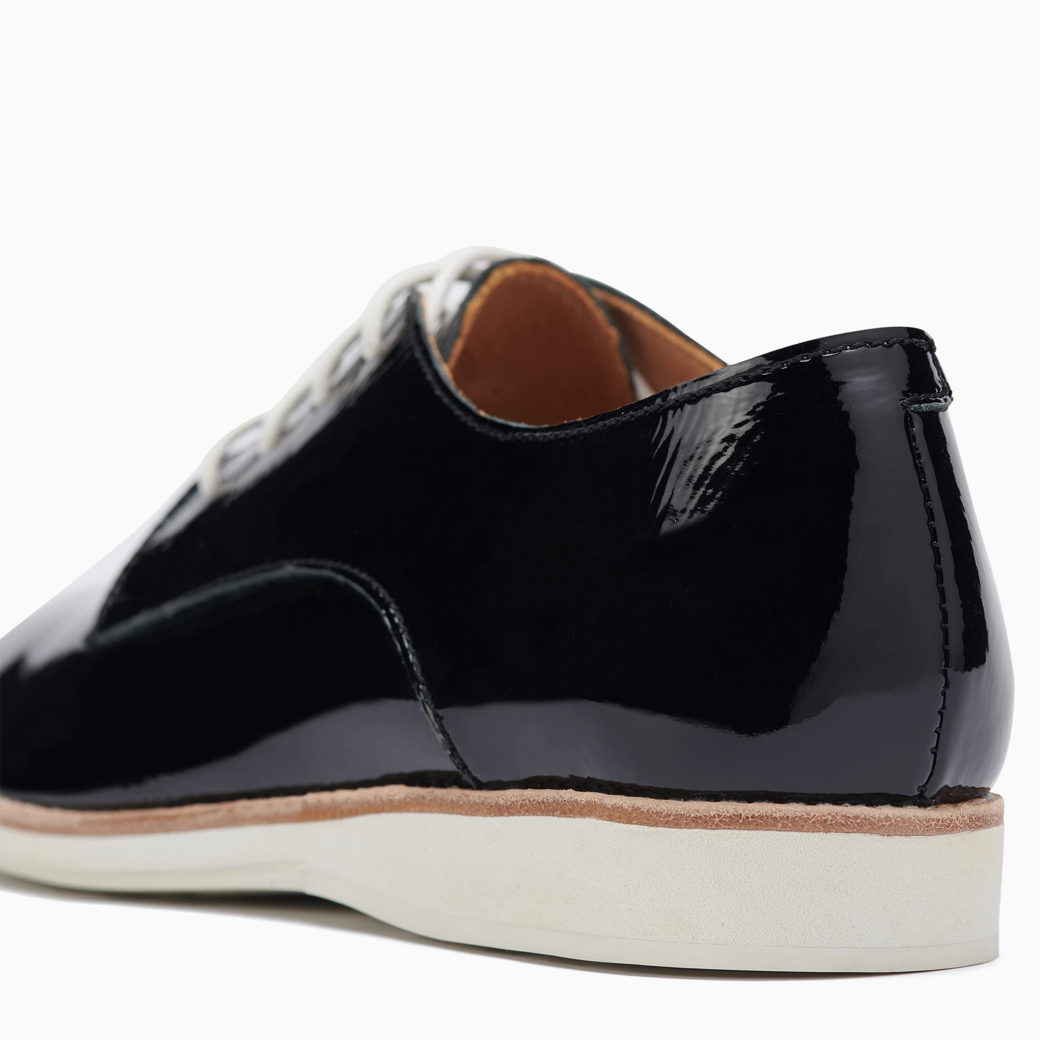 Rollie Derby Super Soft Black Patent Crinkle