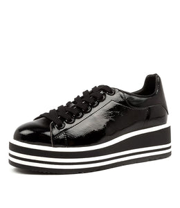 Top End Siobhan Black Patent Leather