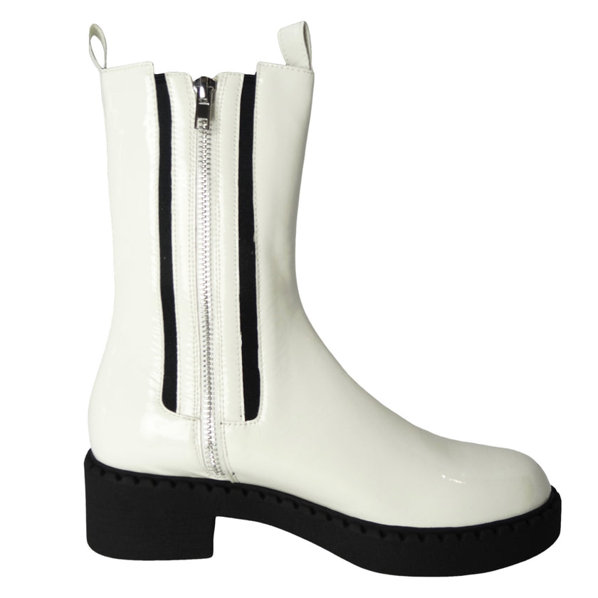 Top End Patsy Off White Patent